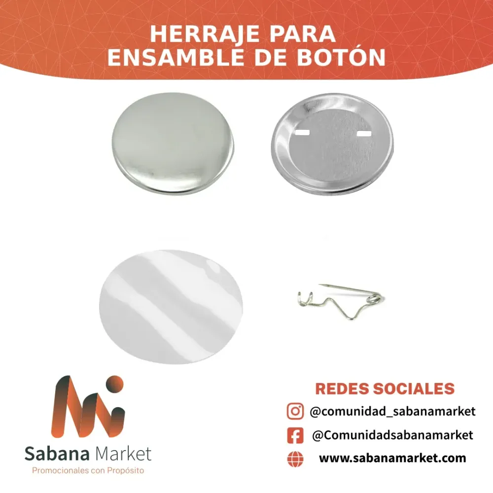 Herraje para Ensamble de Botón