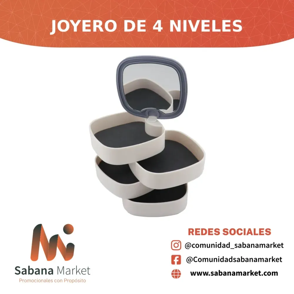 Joyero de 4 Niveles