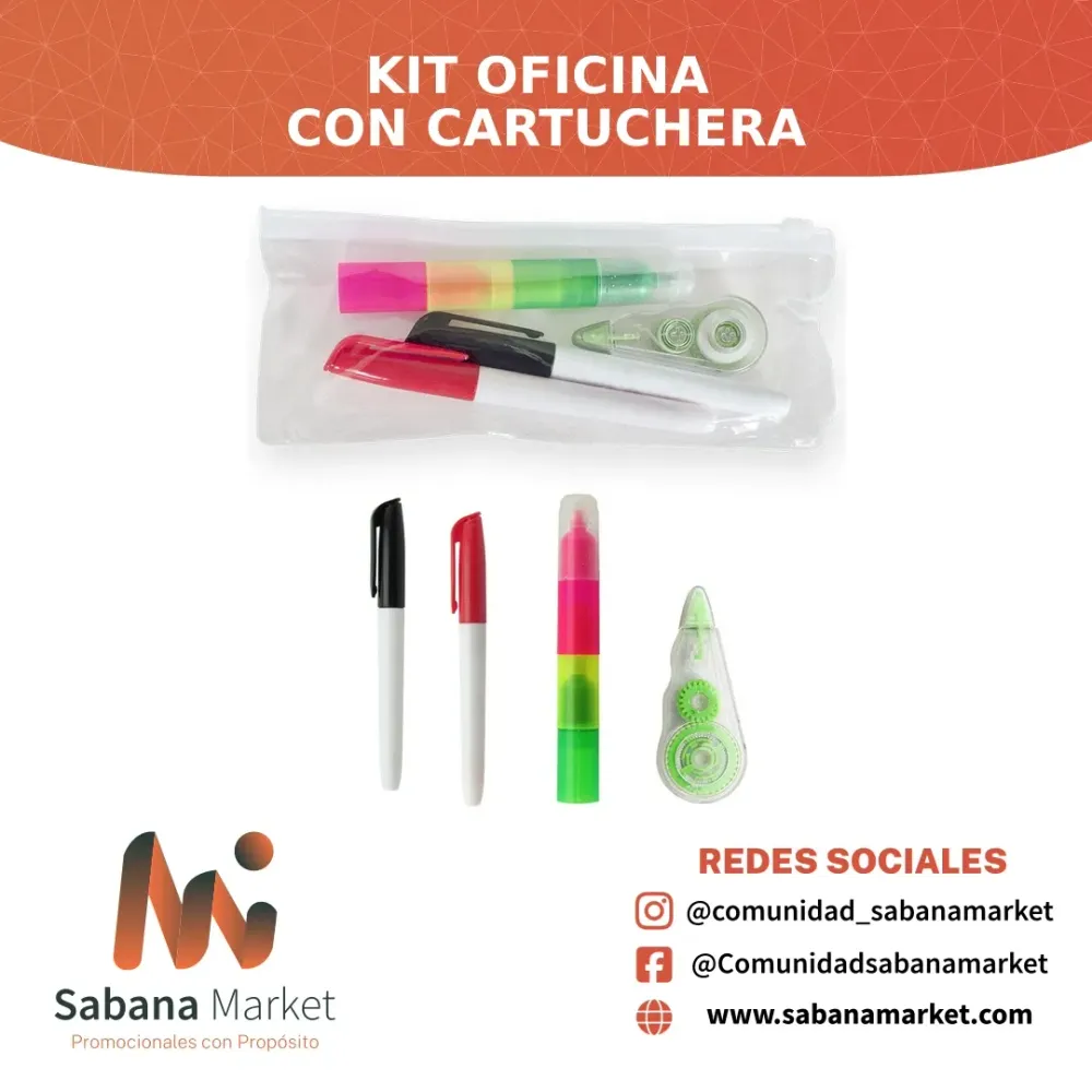 Kit Oficina con Cartuchera