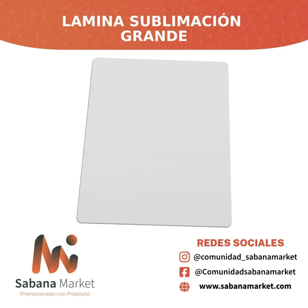 Lamina Sublimación Grande