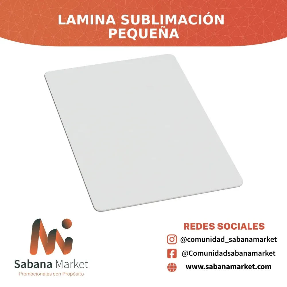 Lamina Sublimación Pequeña