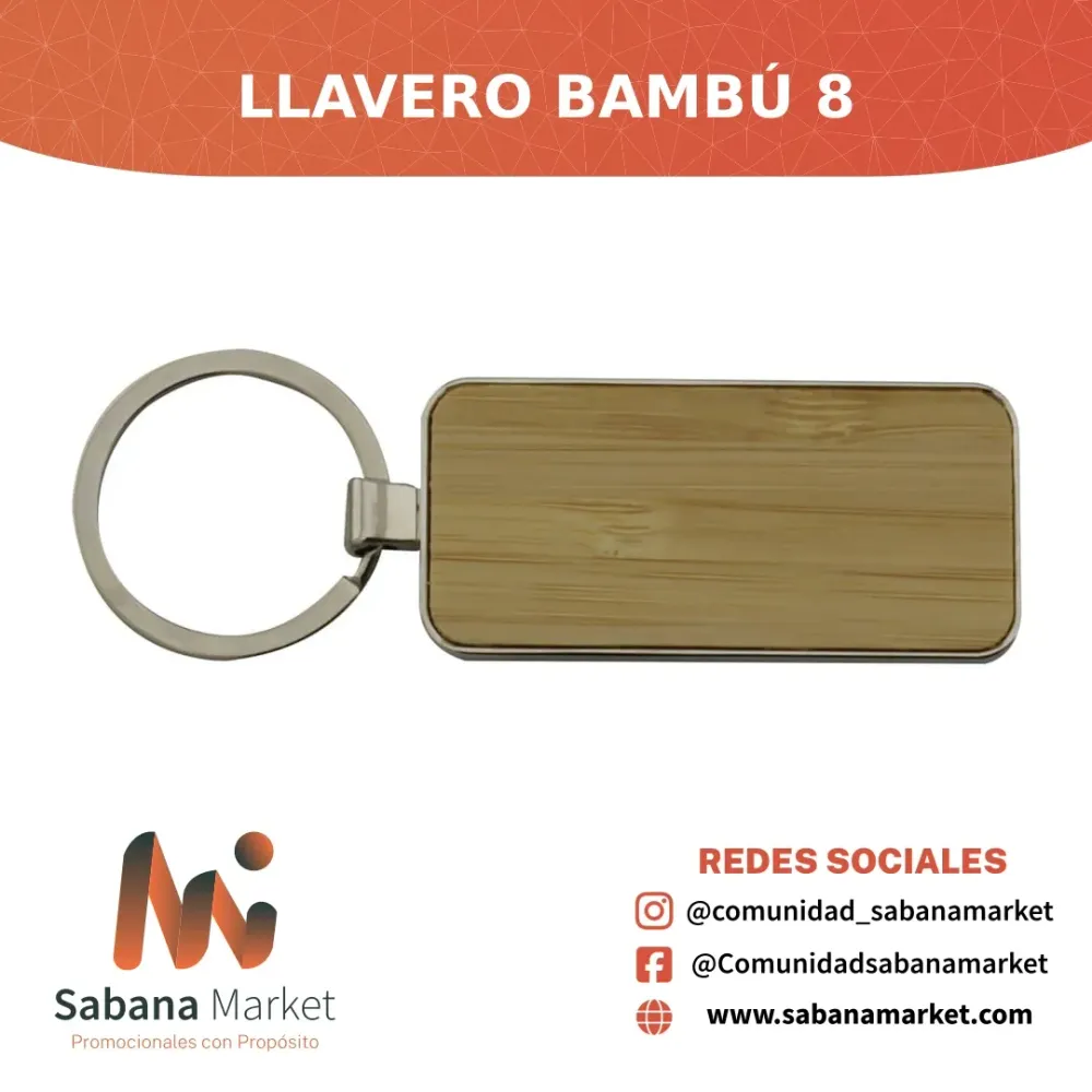 Llavero Bambú 8