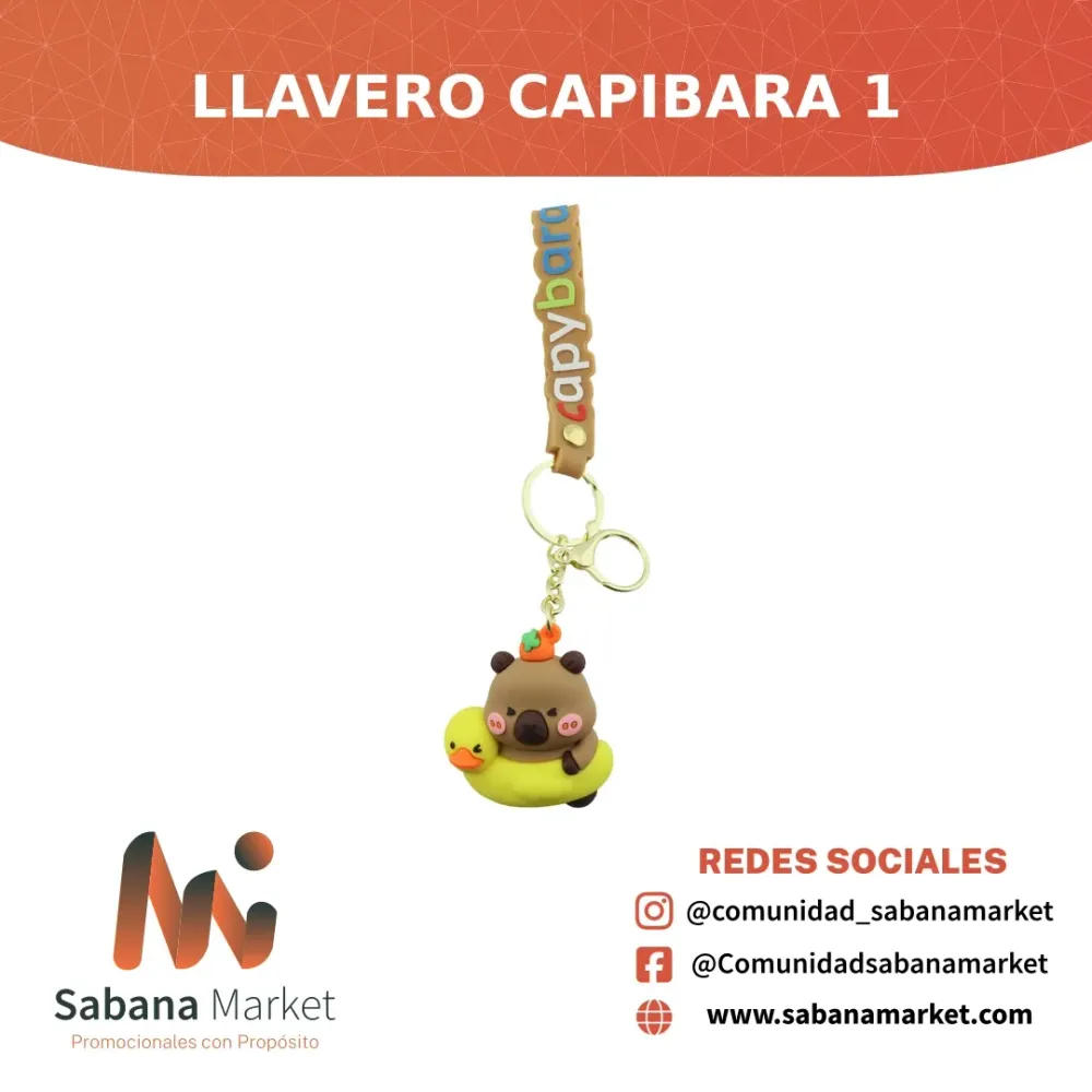 Llavero Capibara 1