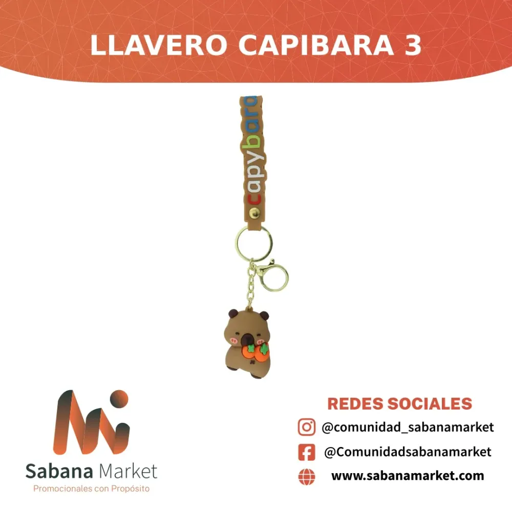 Llavero Capibara 3