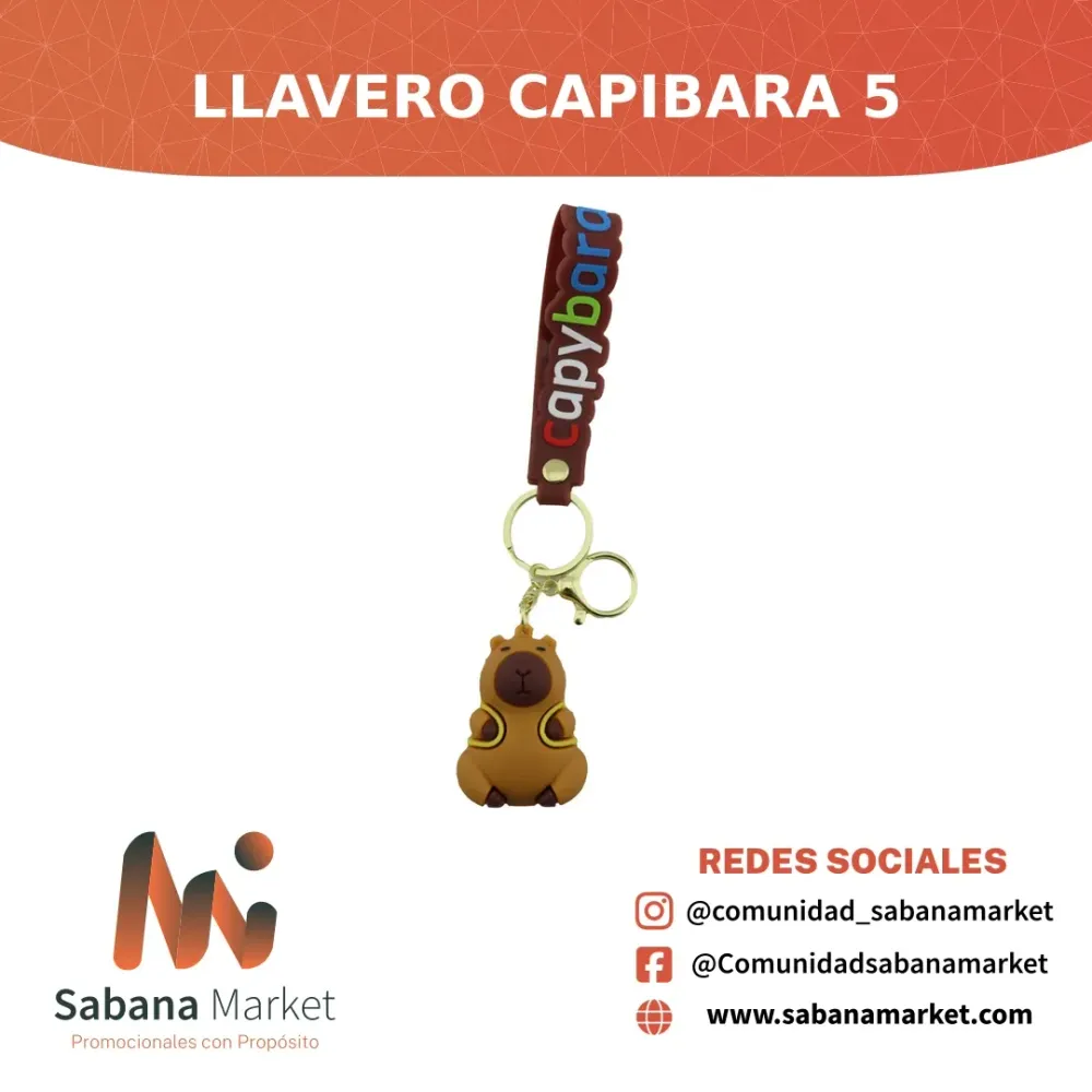 Llavero Capibara 5