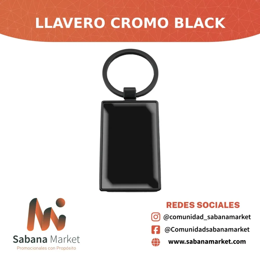 Llavero Cromo Black