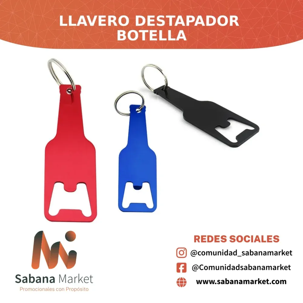 Llavero Destapador Botella