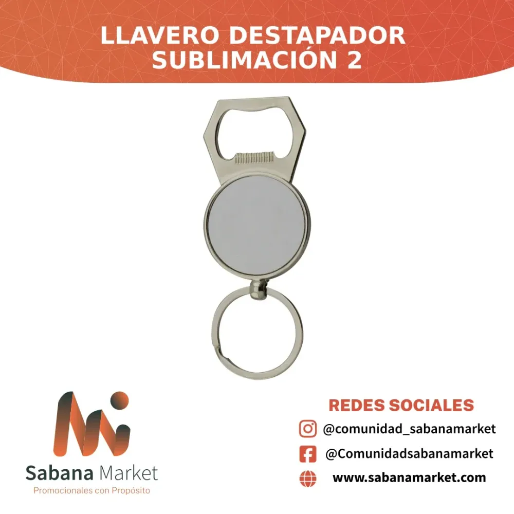 Llavero Destapador Sublimación 2