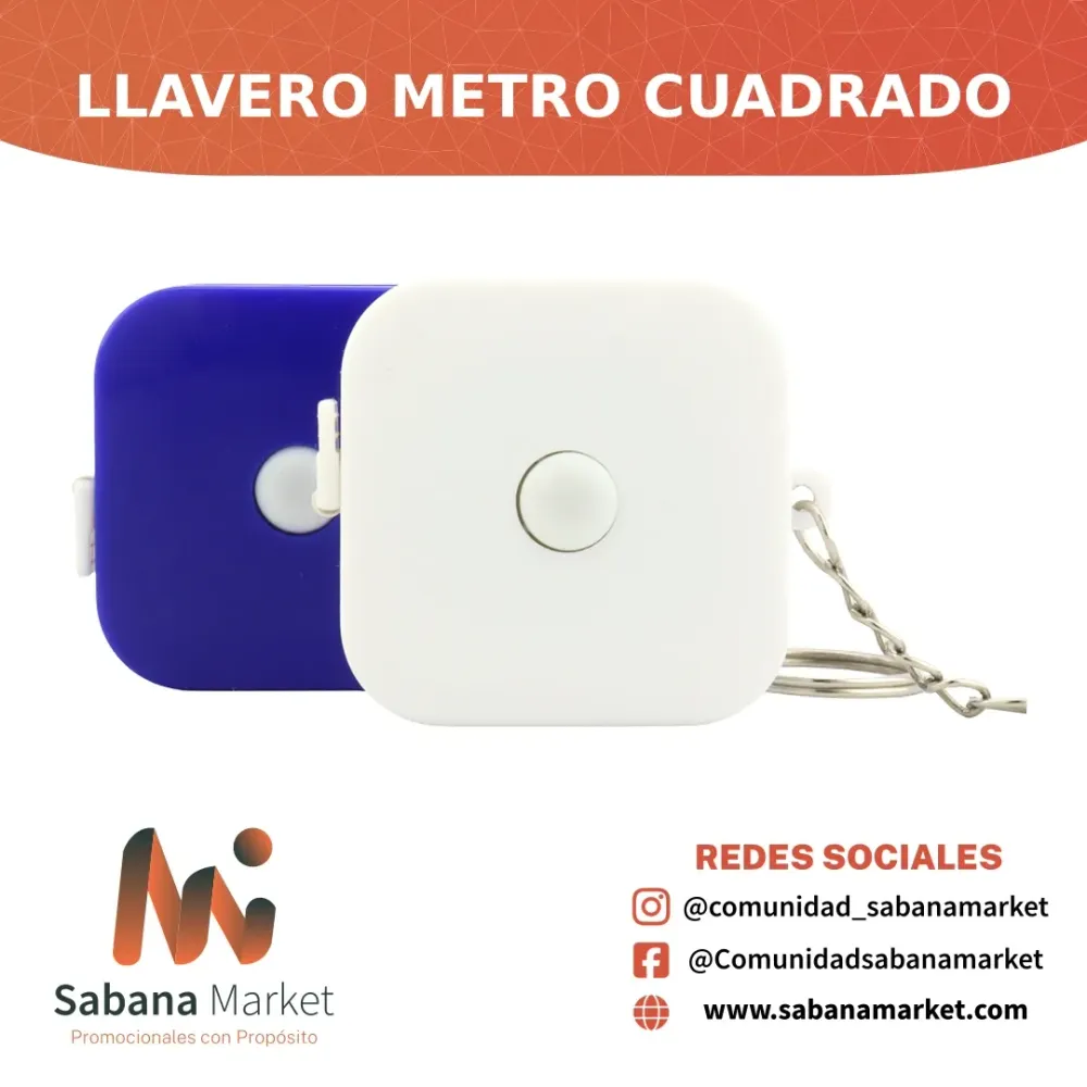 Llavero Metro Cuadrado