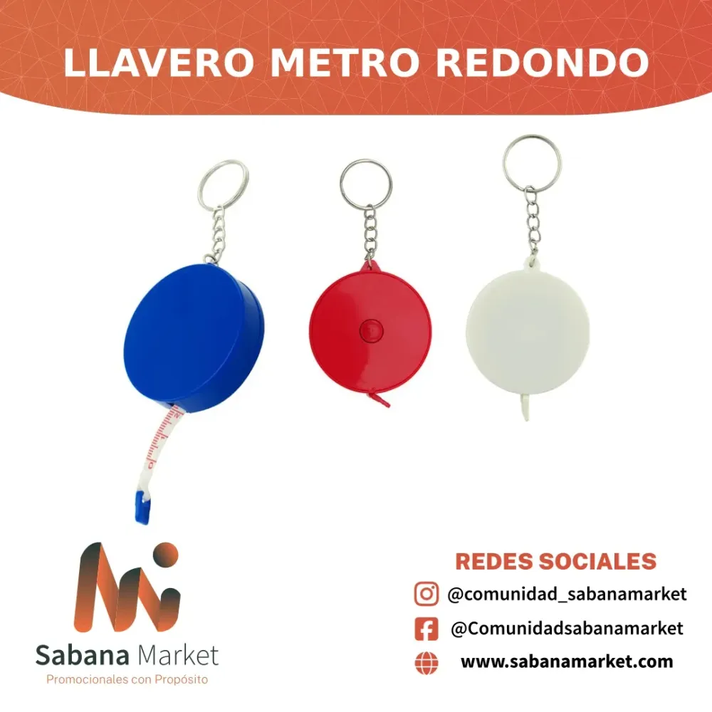 Llavero Metro Redondo