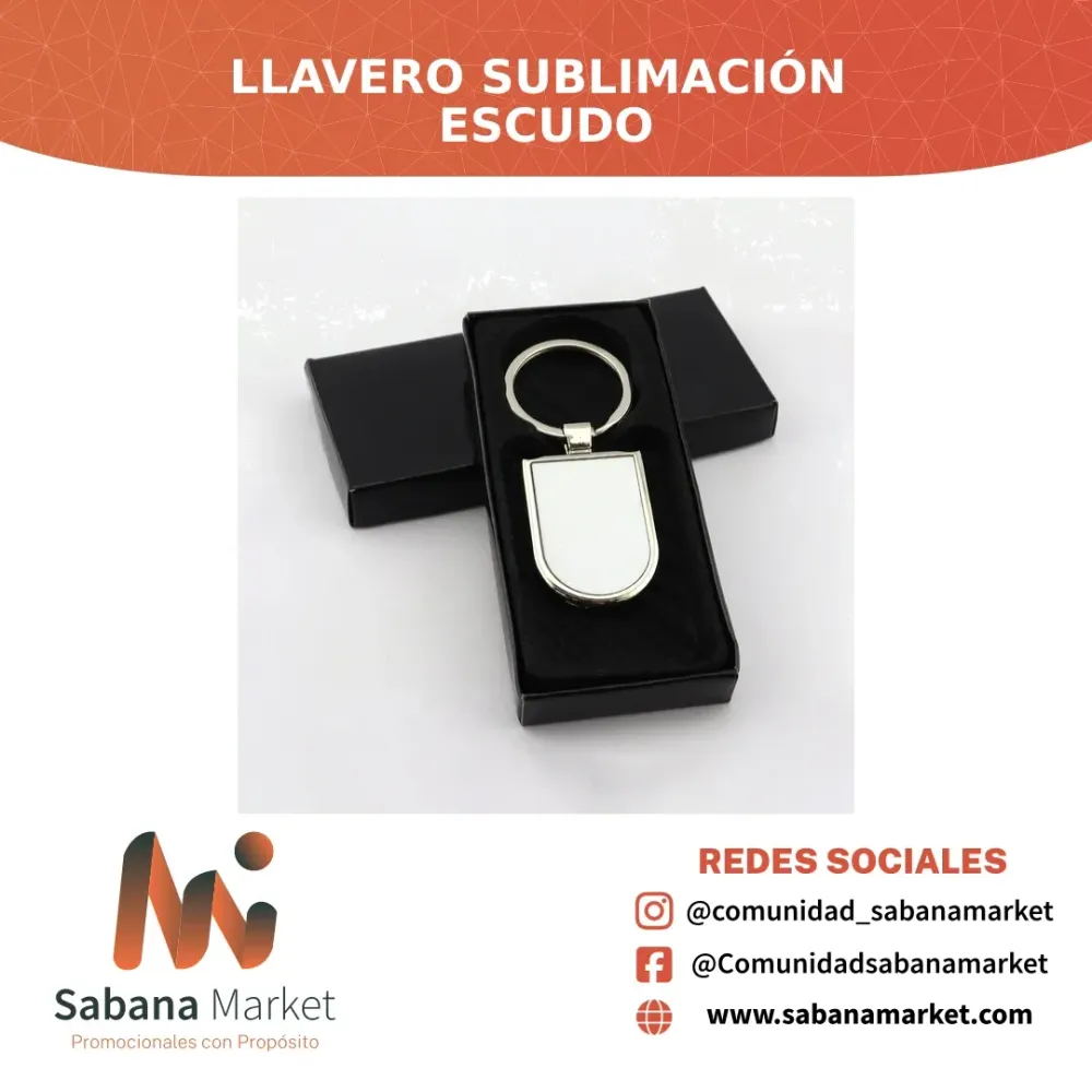 Llavero Sublimación Escudo