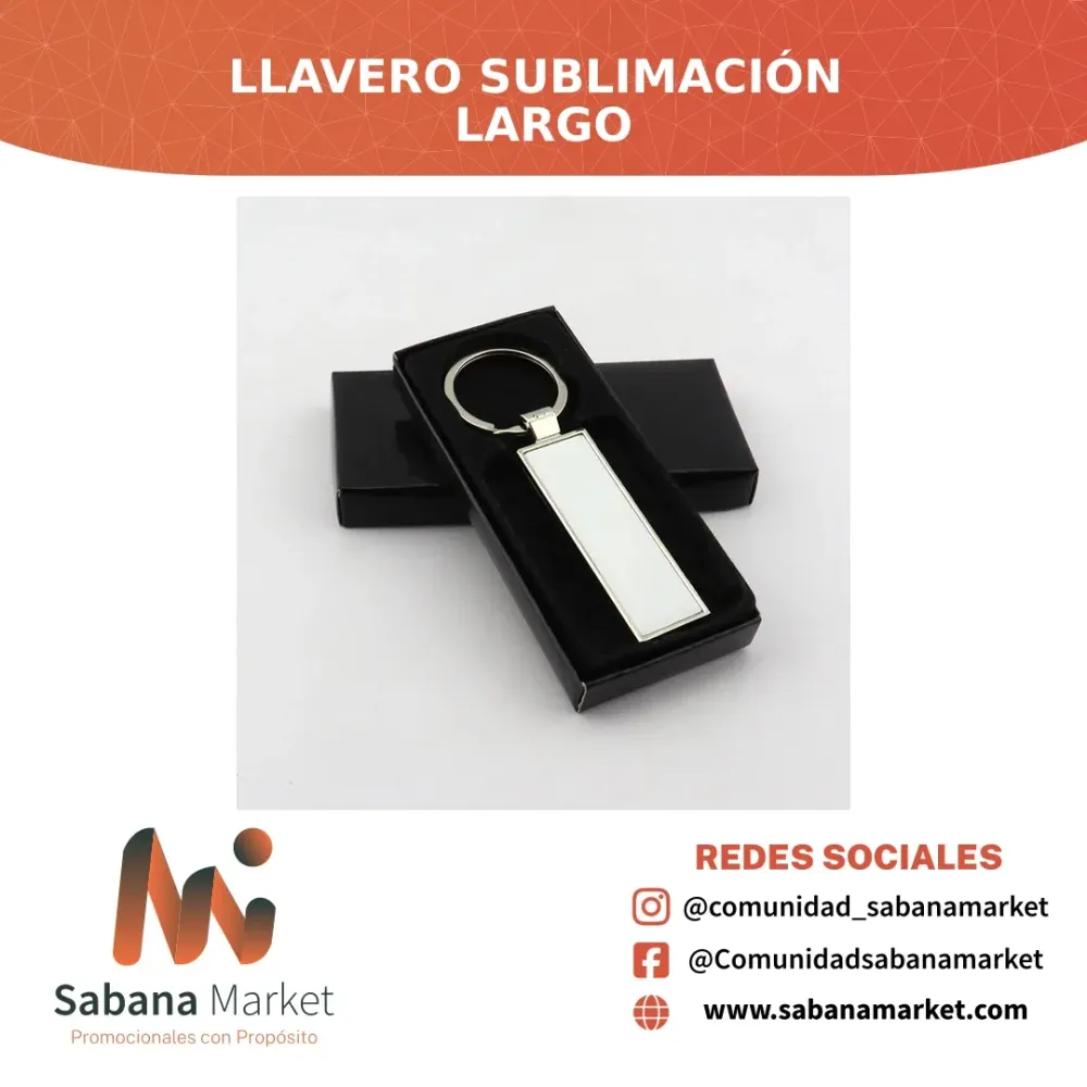 Llavero Sublimación Largo