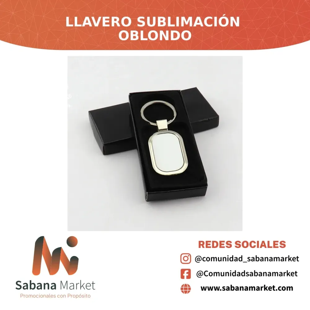 Llavero Sublimación Oblondo