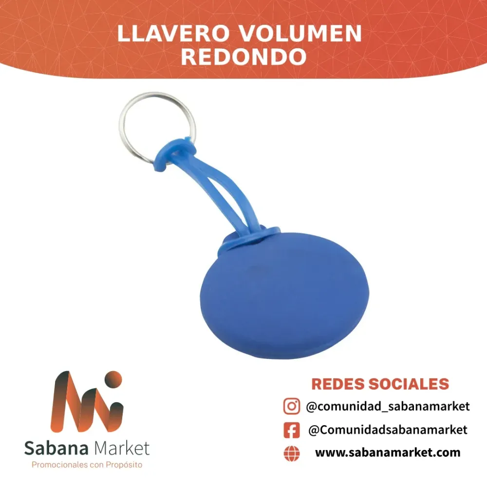 Llavero Volumen Redondo