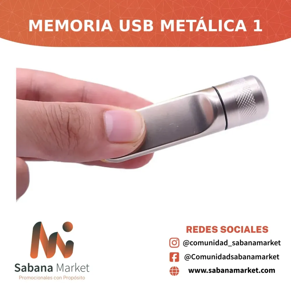 Memoria USB Metálica 1