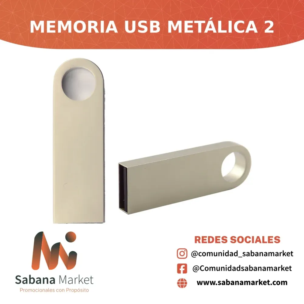 Memoria USB Metálica 2