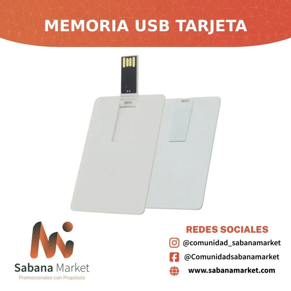 Memoria USB Tarjeta