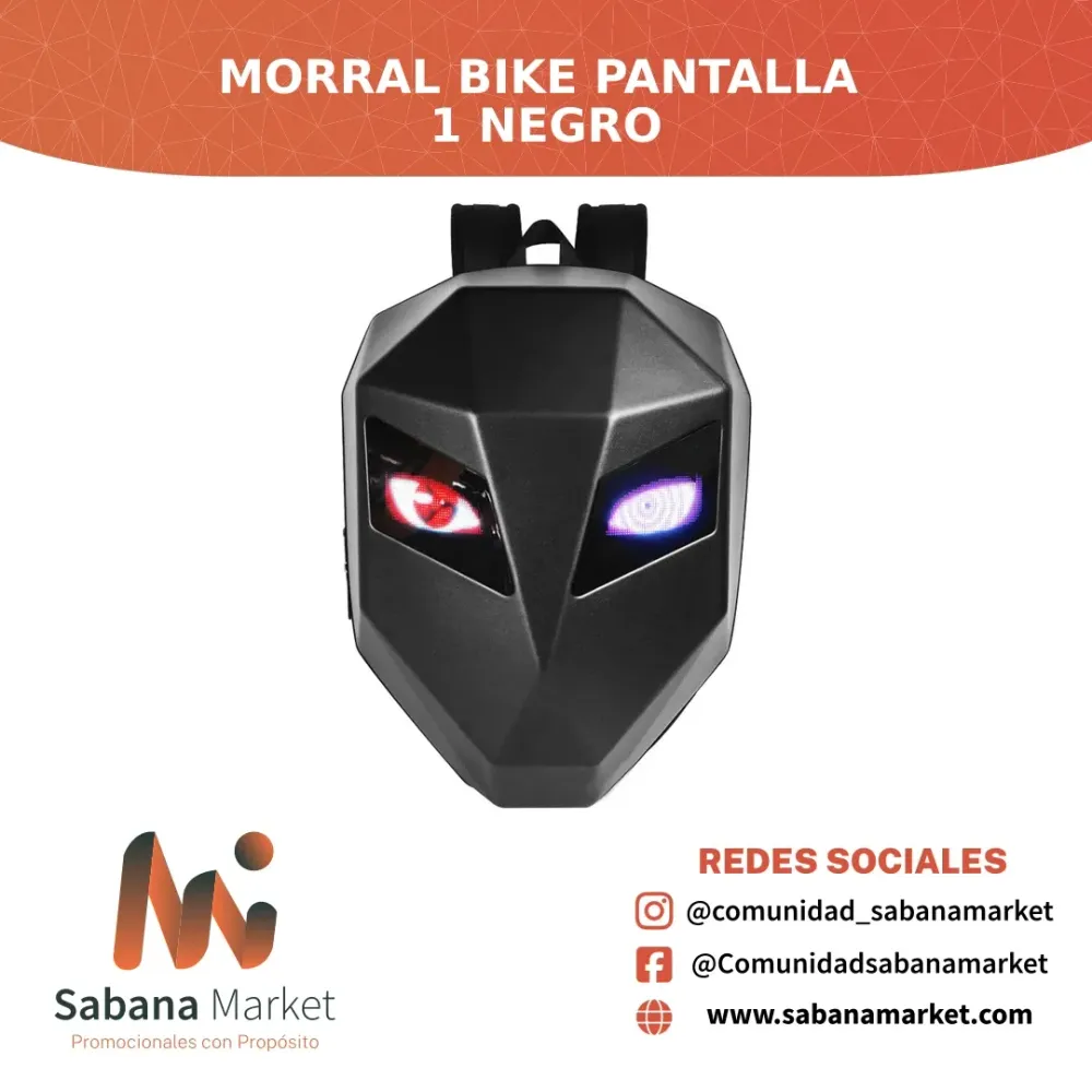Morral Bike Pantalla 1 Negro