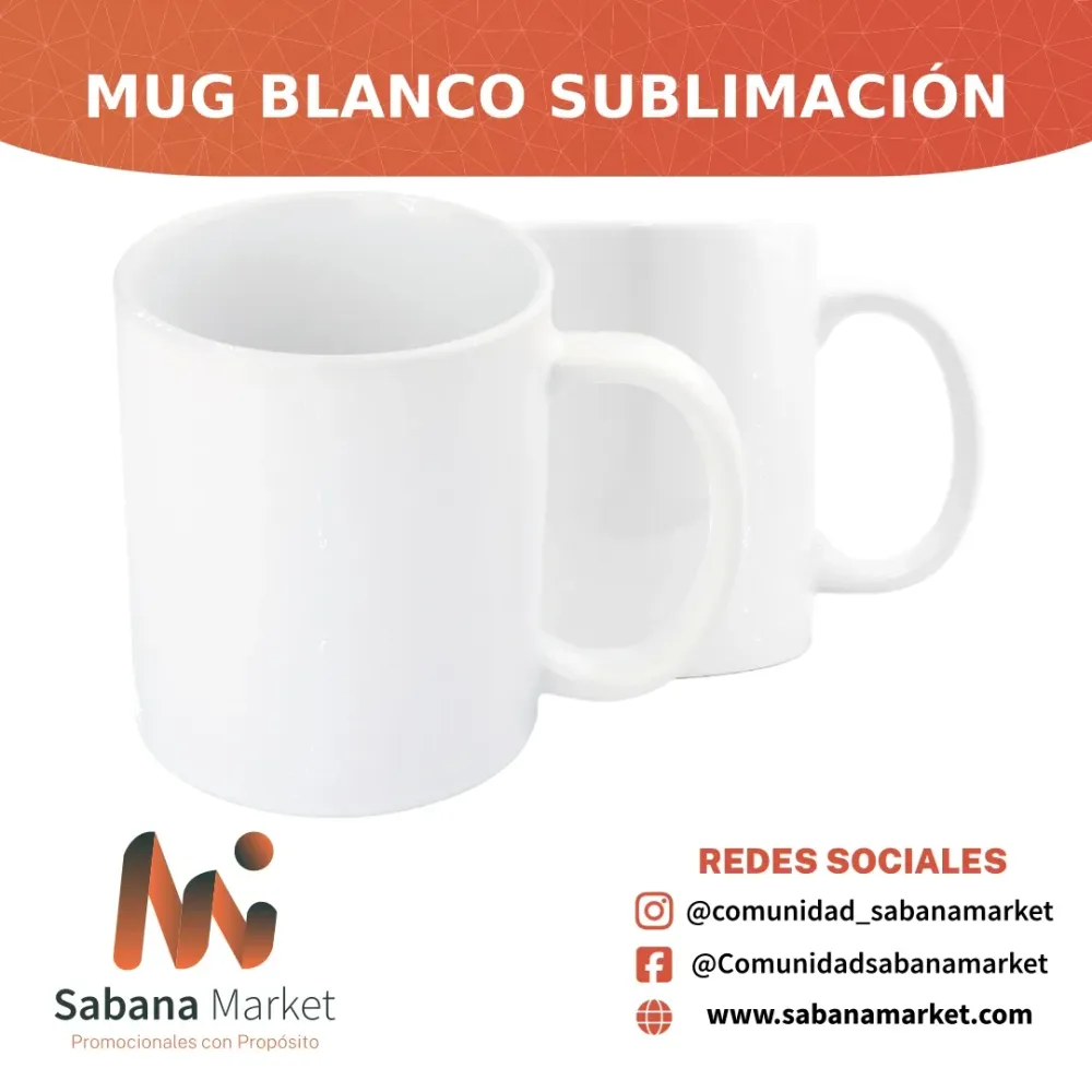 Mug Blanco Sublimación
