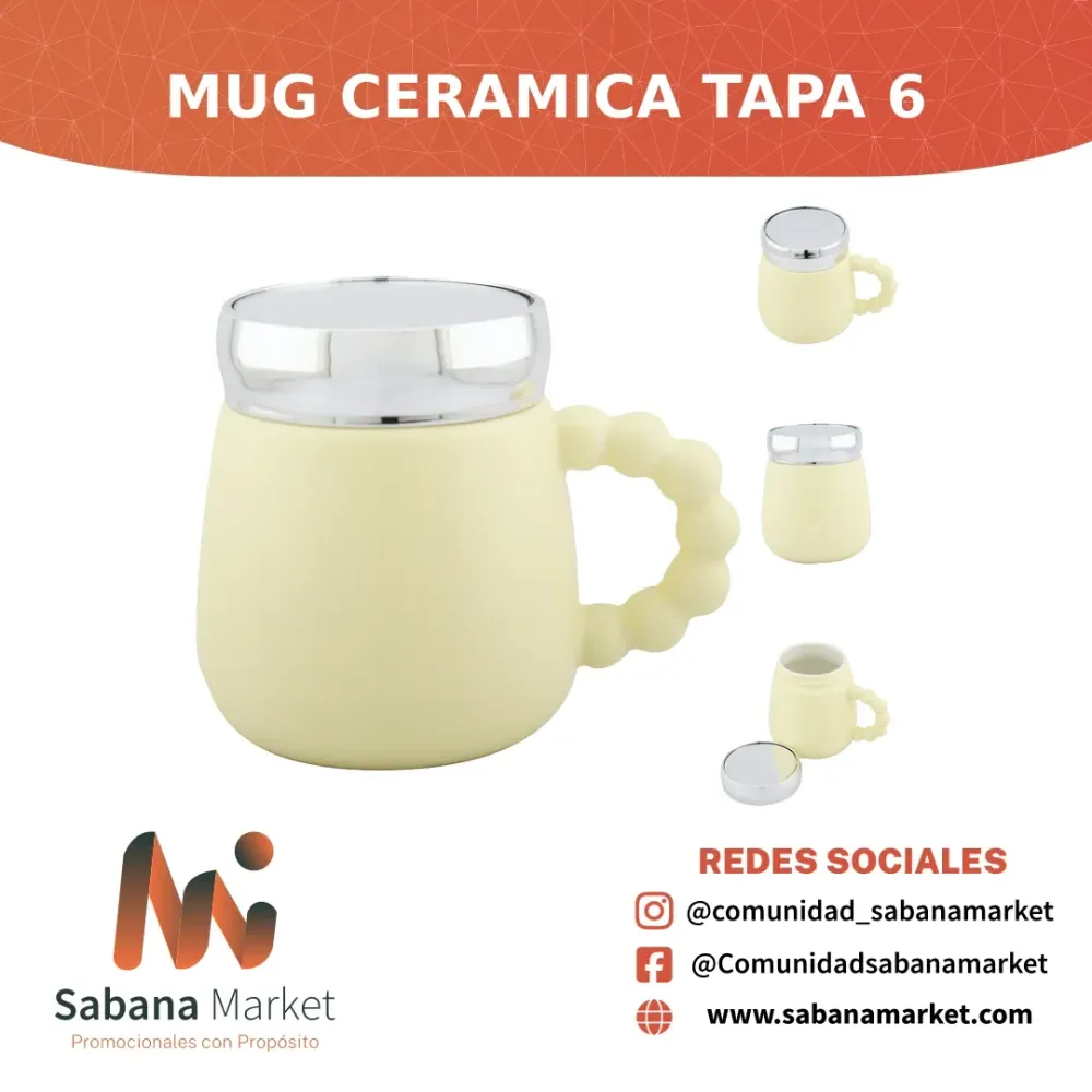 Mug Ceramica Tapa 6