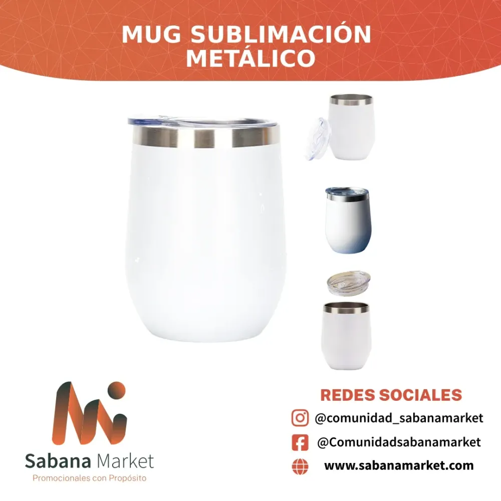 Mug Sublimación Metálico