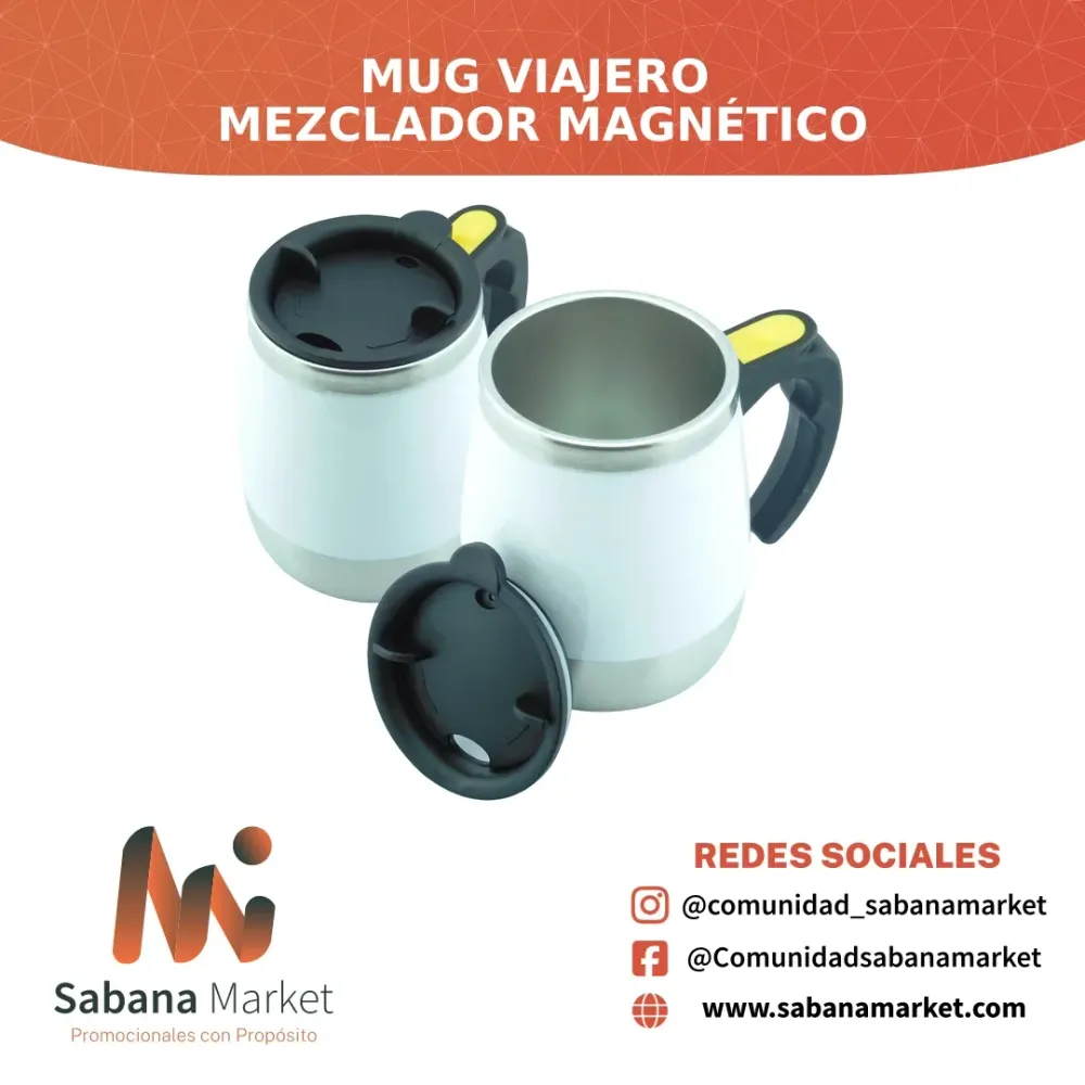 Mug Viajero Mezclador Magnético