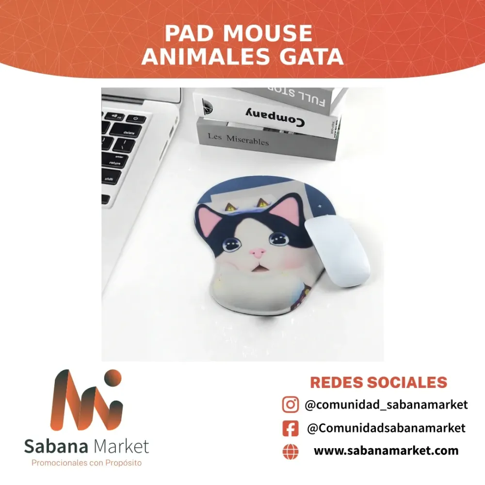 Pad Mouse Animales Gata