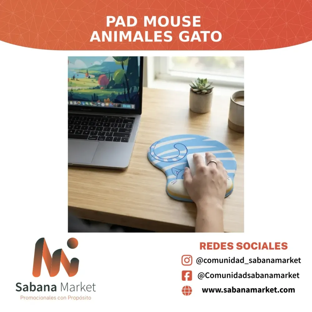 Pad Mouse Animales Gato