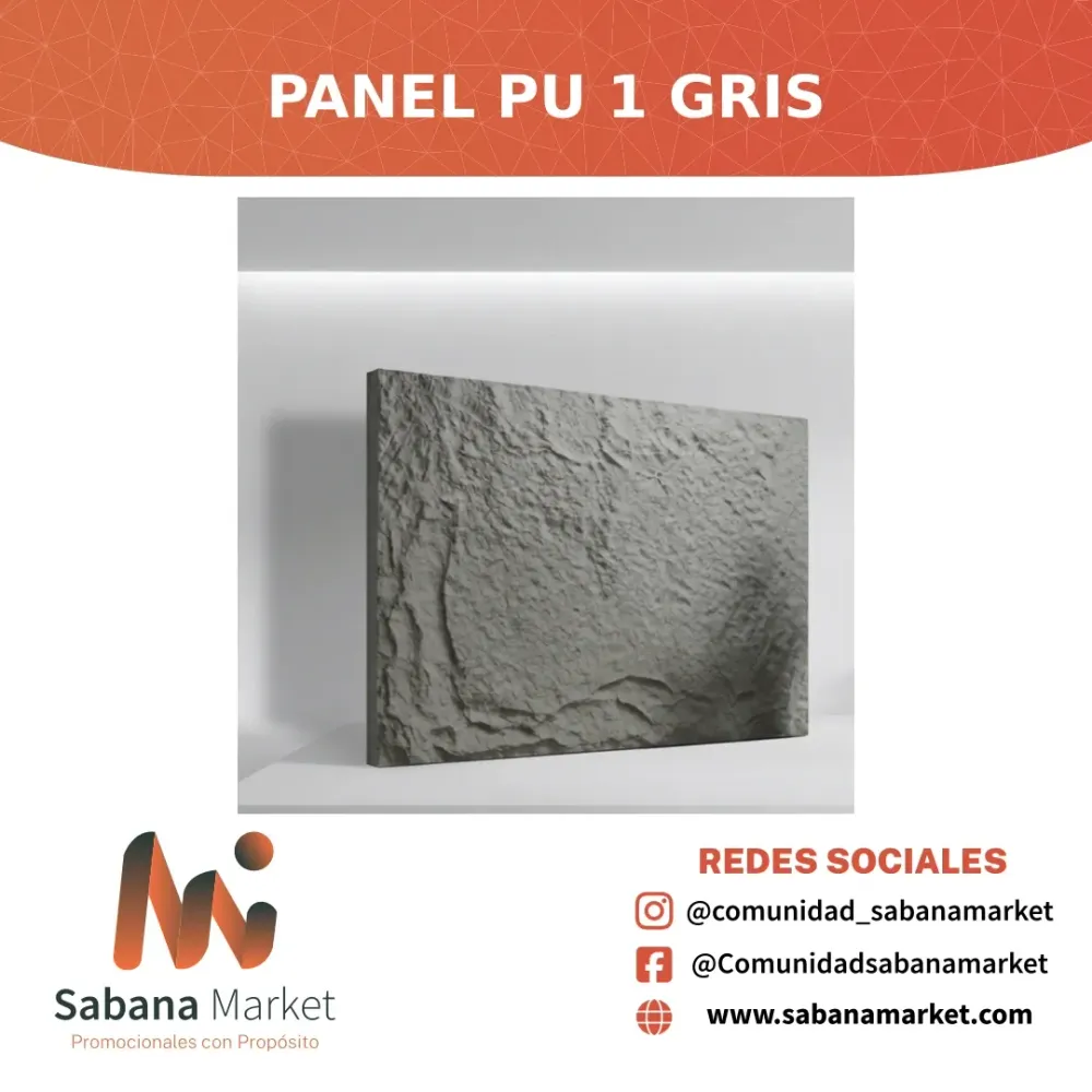 Panel PU 1 Gris