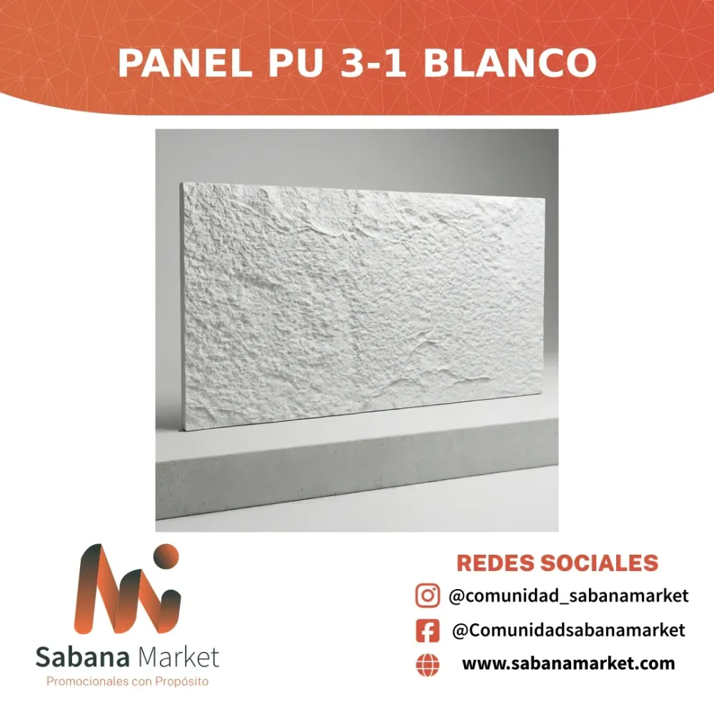 Panel PU 3-1 Blanco