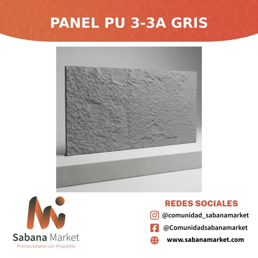 Panel PU 3-3A Gris