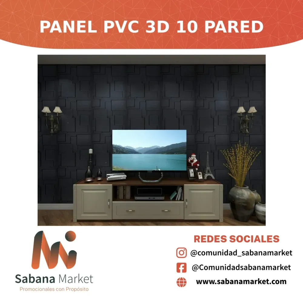 Panel PVC 3D 10 Pared