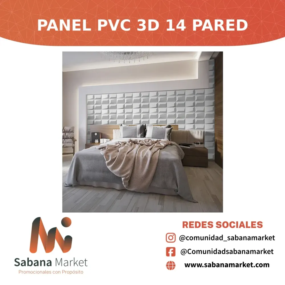 Panel PVC 3D 14 Pared