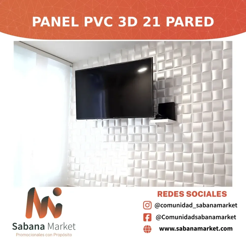 Panel PVC 3D 21 Pared