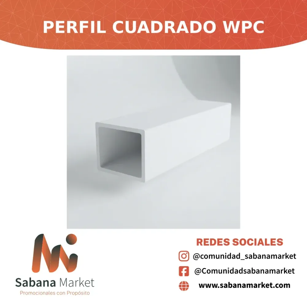 Perfil Cuadrado Wpc