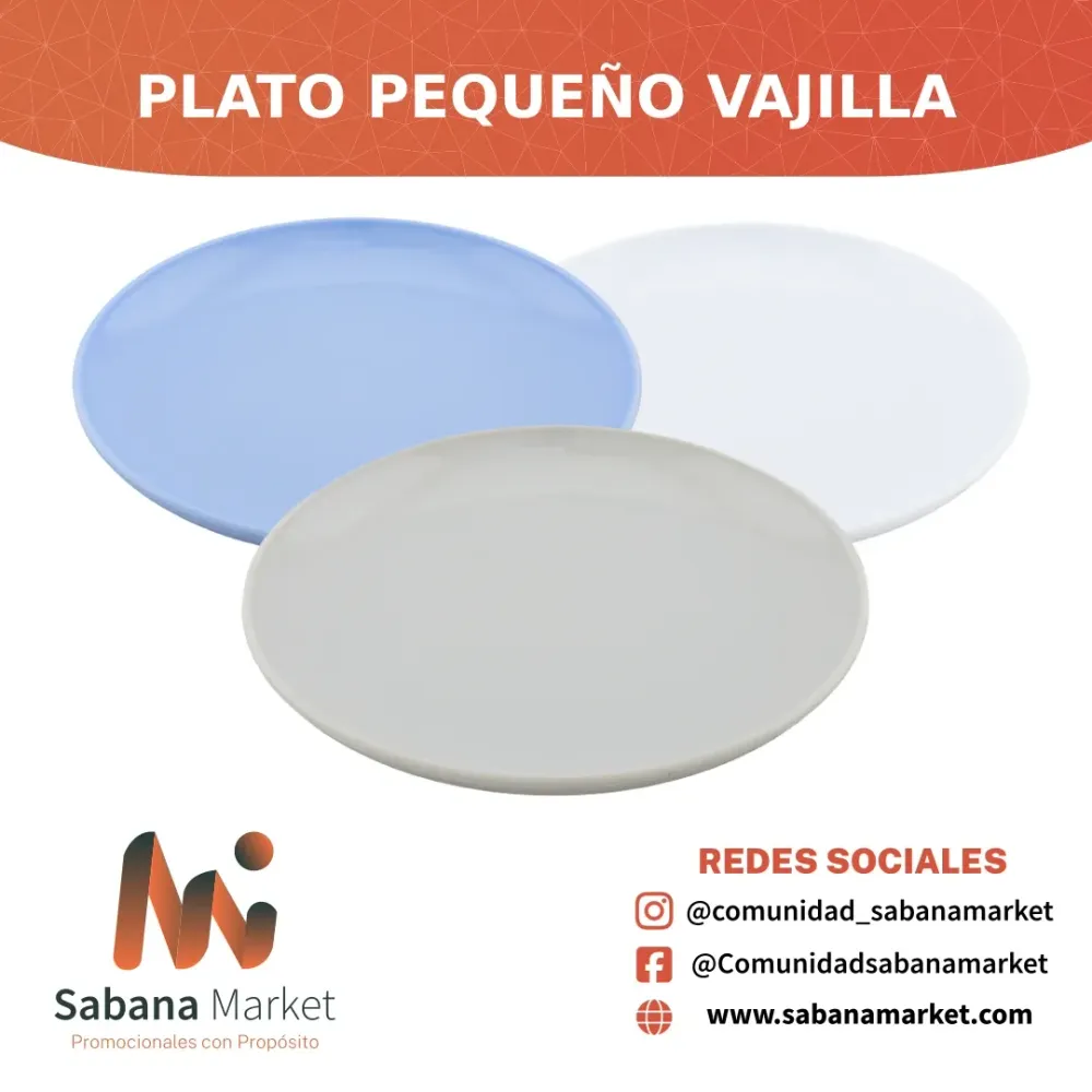 Plato Pequeño Vajilla