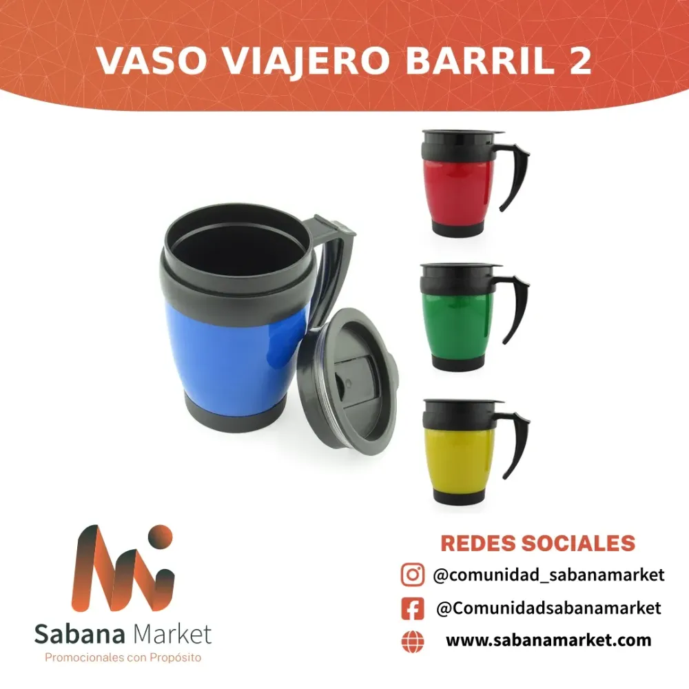Vaso Viajero Barril 2