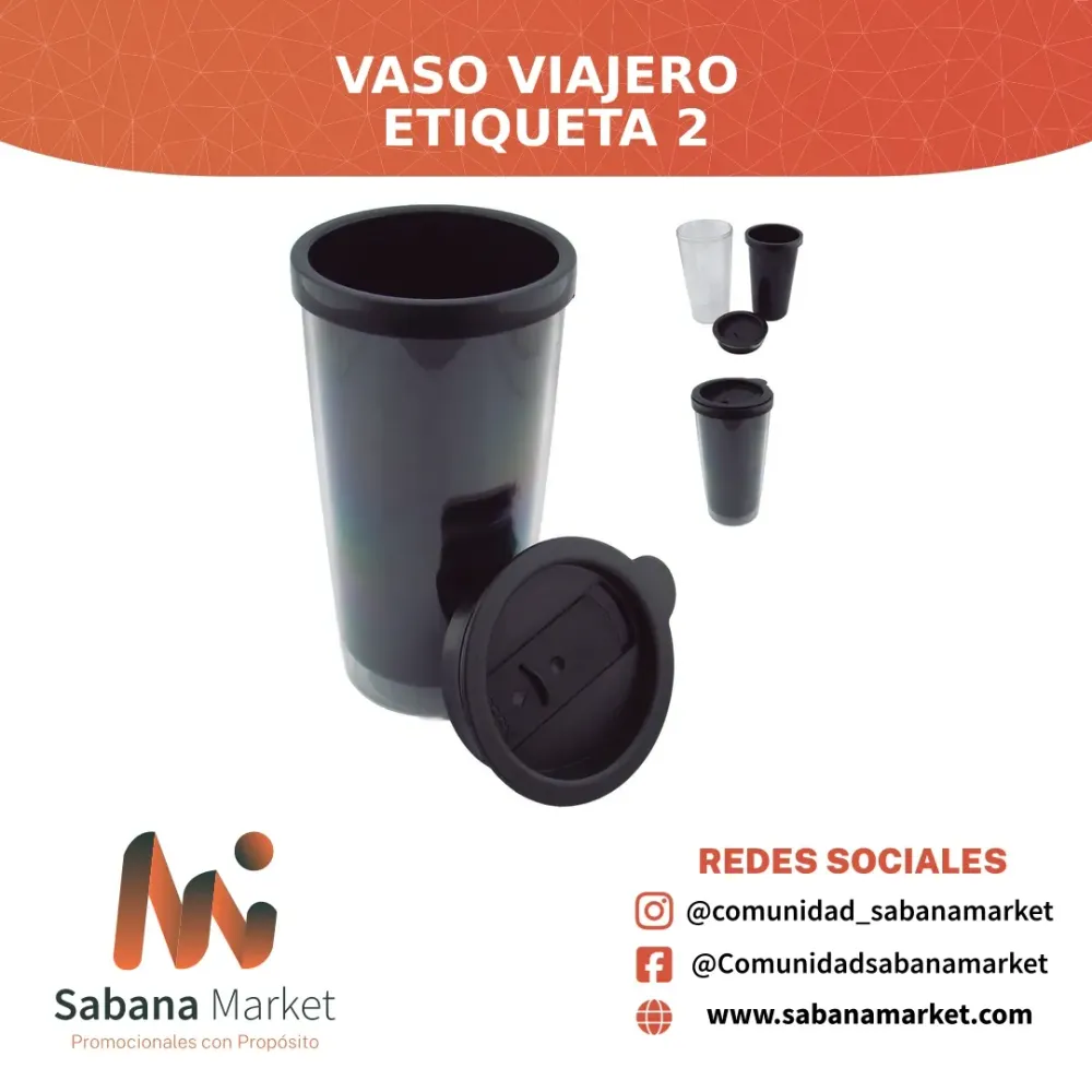 Vaso Viajero Etiqueta 2