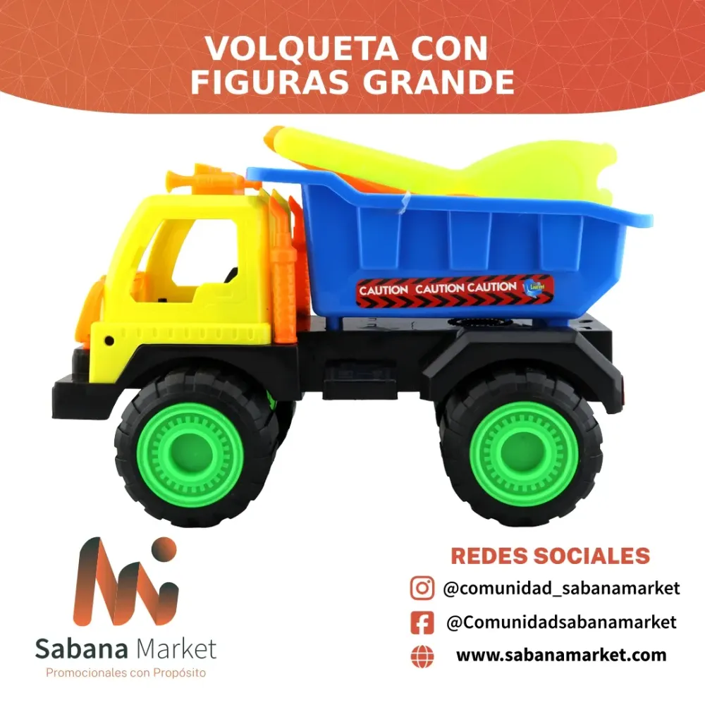 Volqueta con Figuras Grande