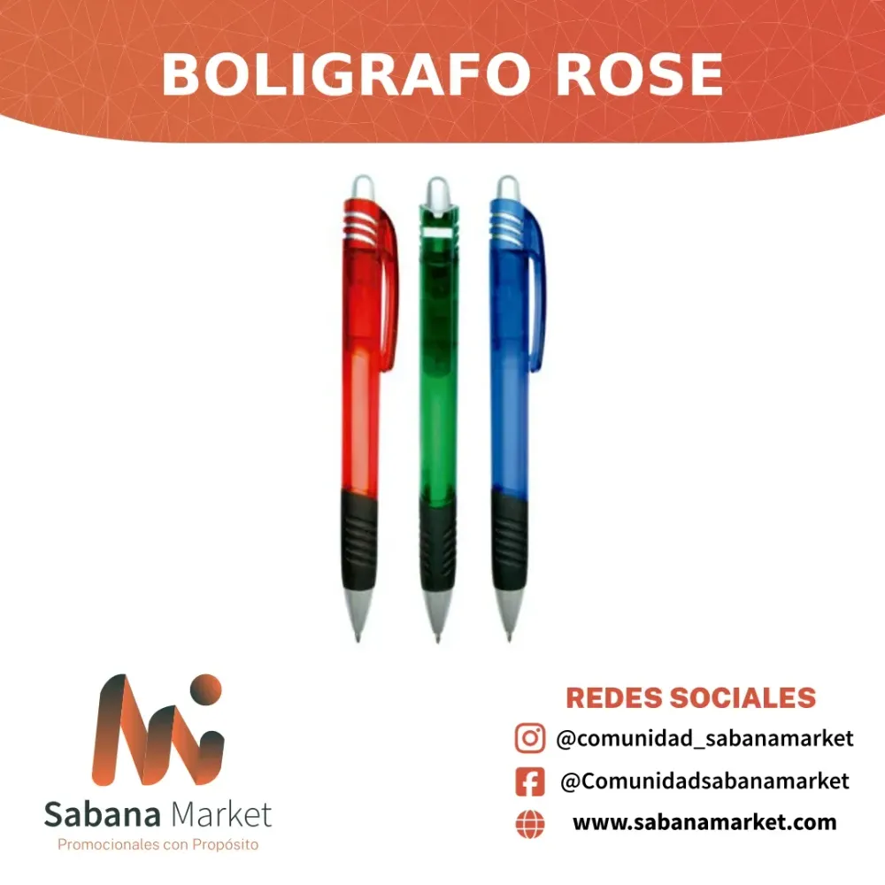 Boligrafo Rose