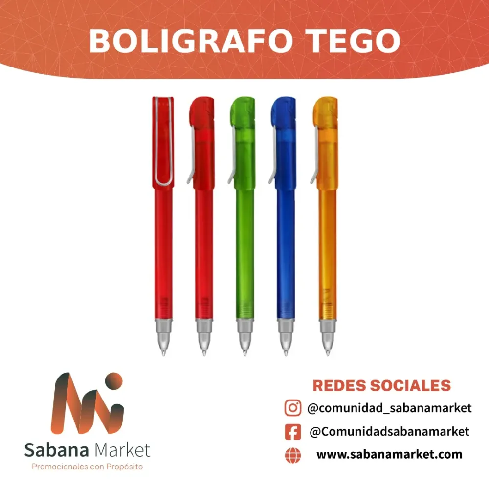 Boligrafo Tego