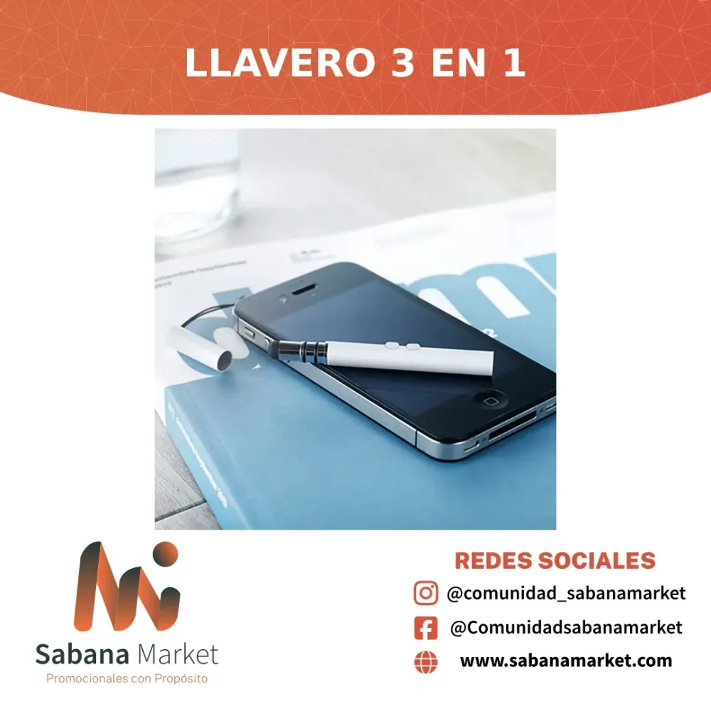 Llavero 3 en 1
