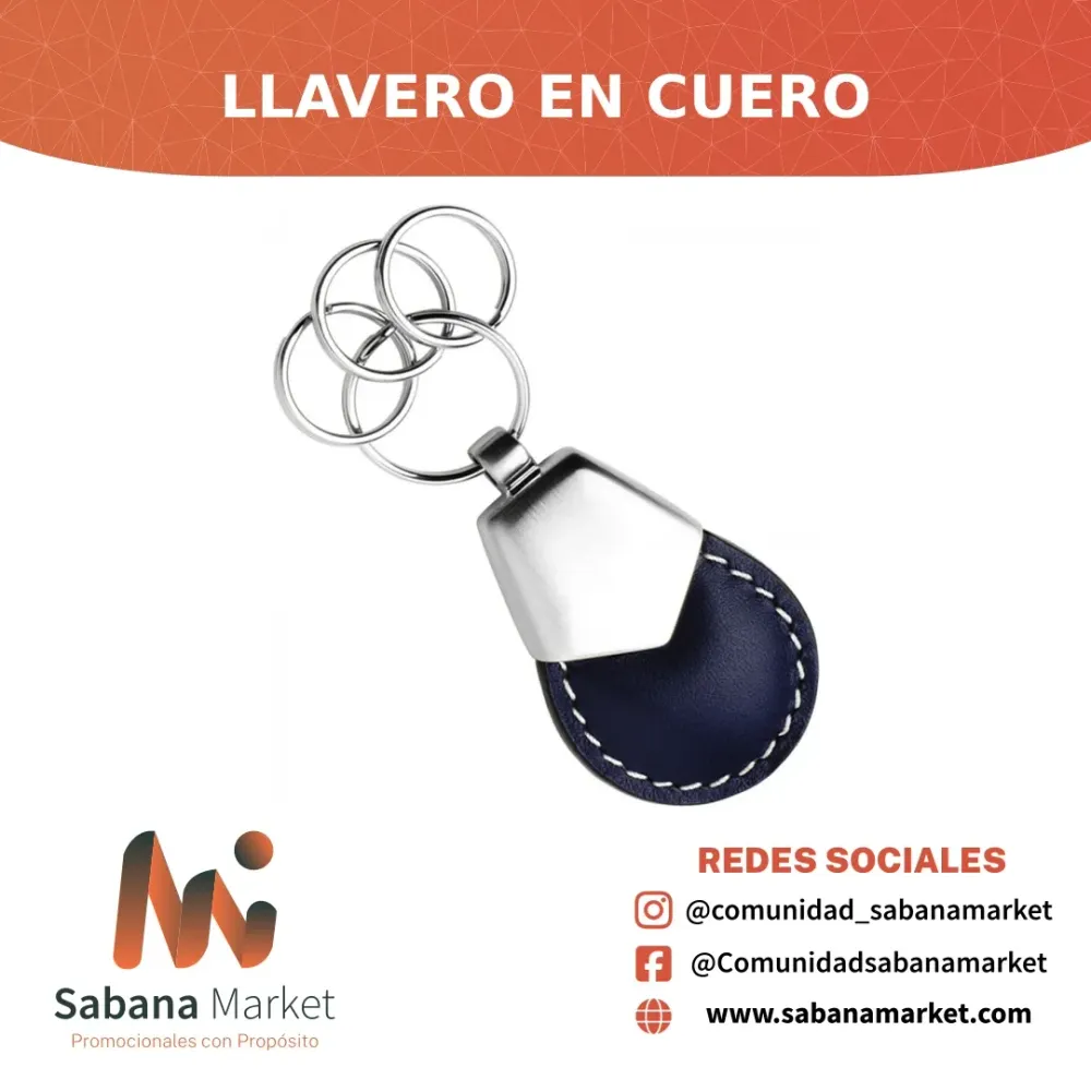 Llavero en Cuero