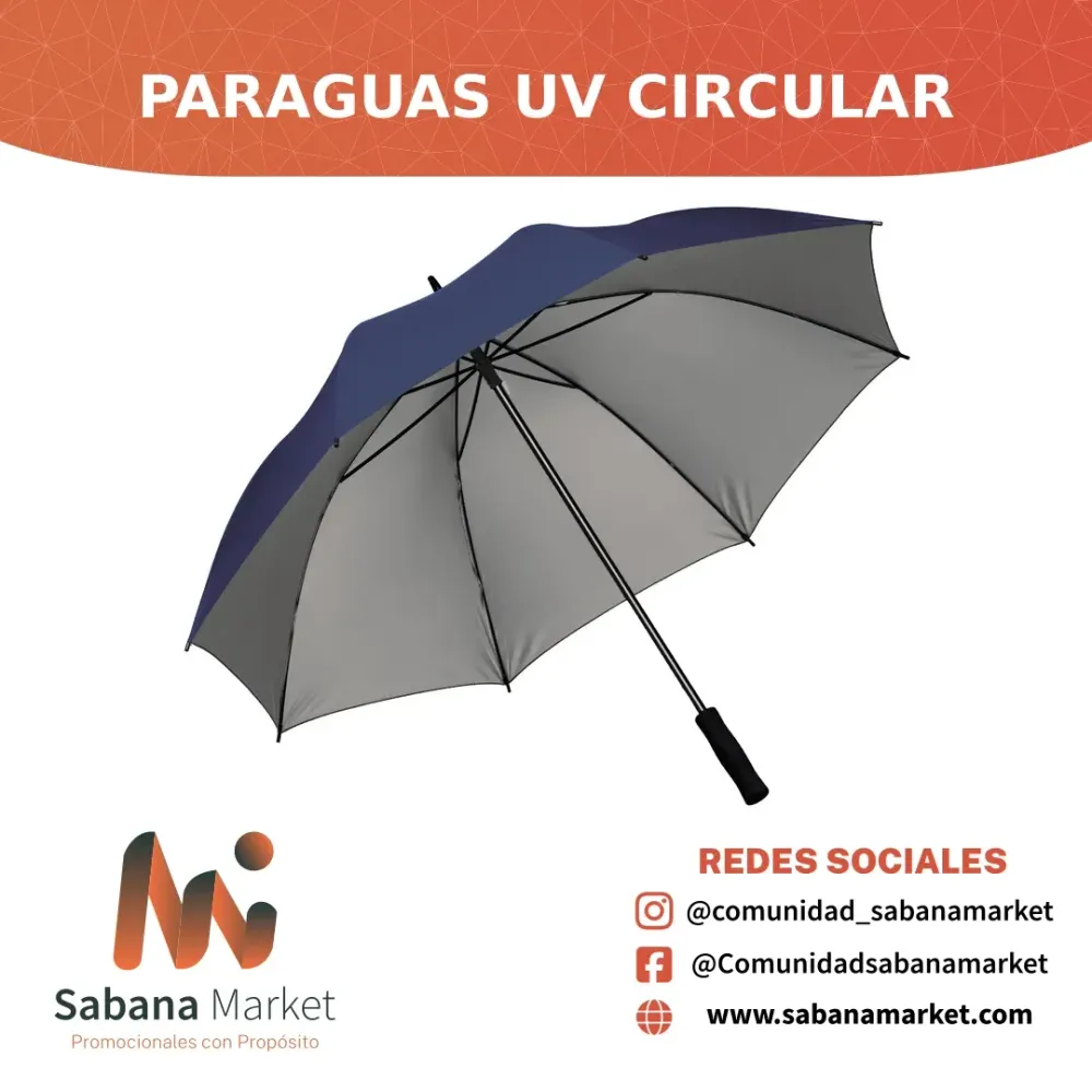 Paraguas UV Circular 25"
