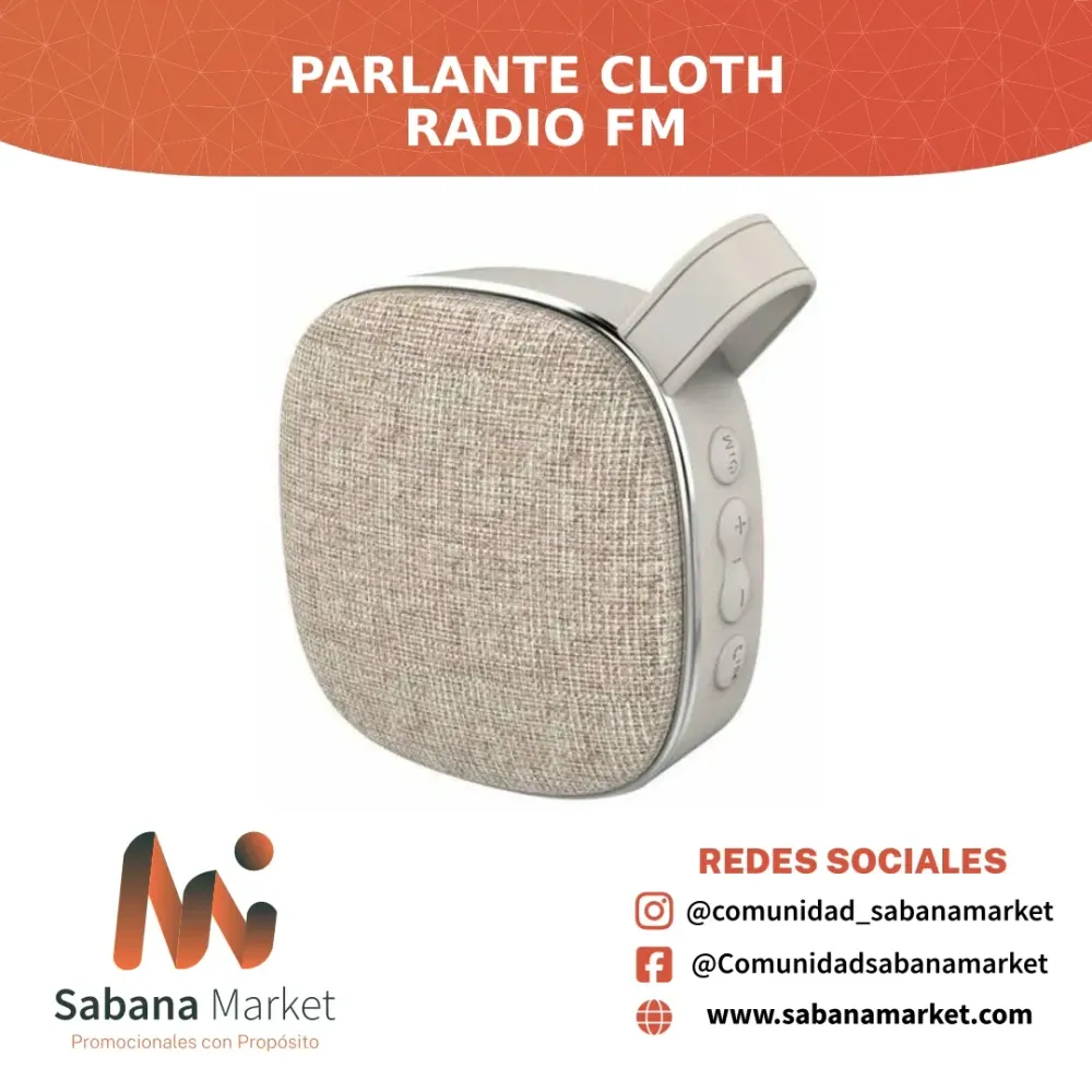 Parlante Cloth Radio Fm