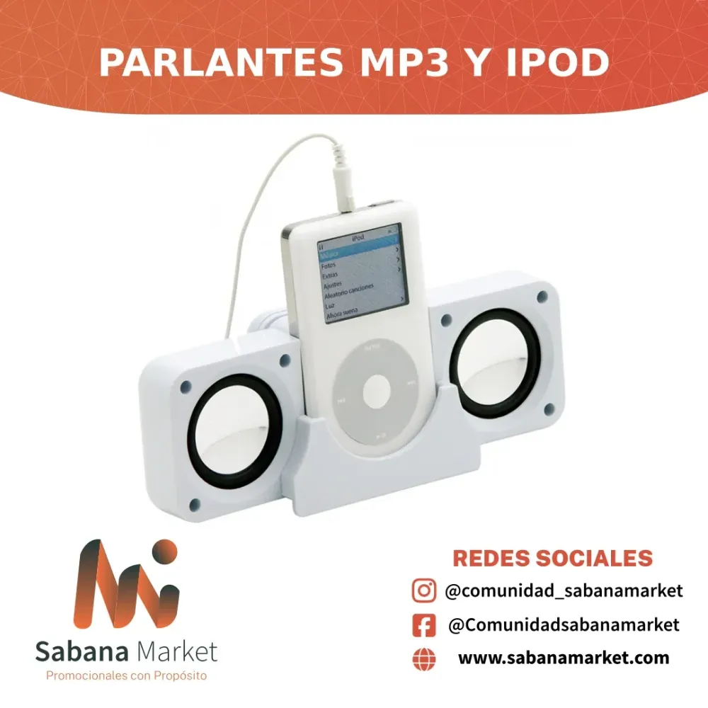 Parlantes MP3 y Ipod