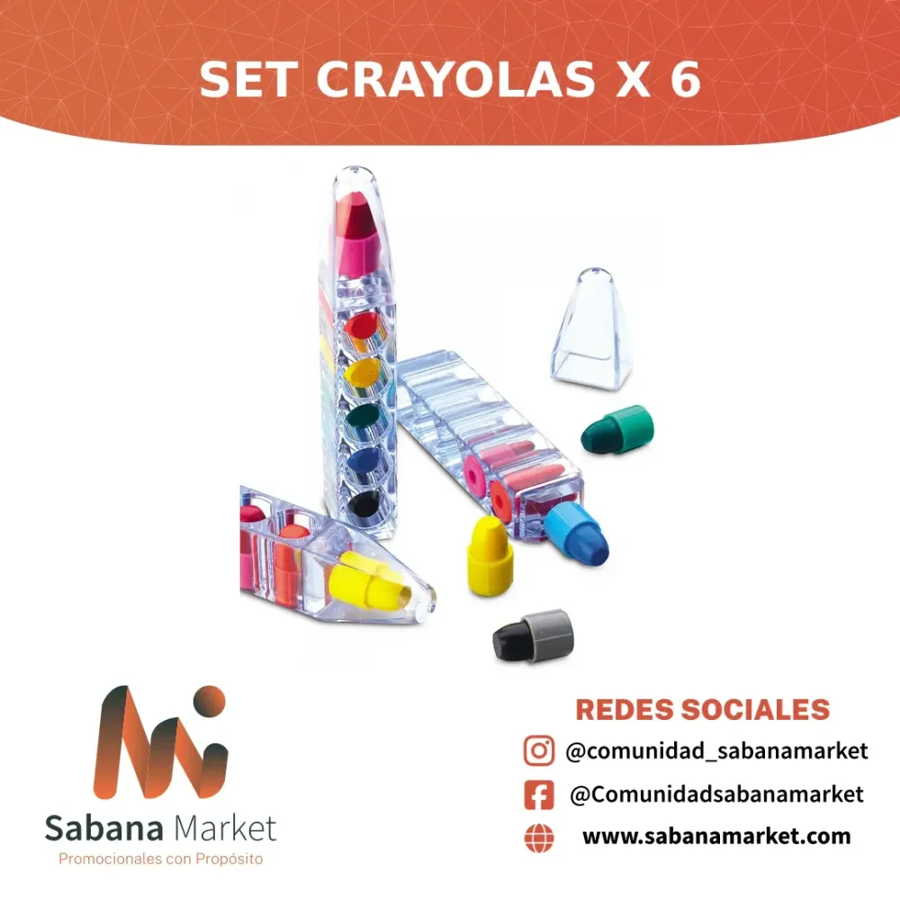 Set Crayolas x 6