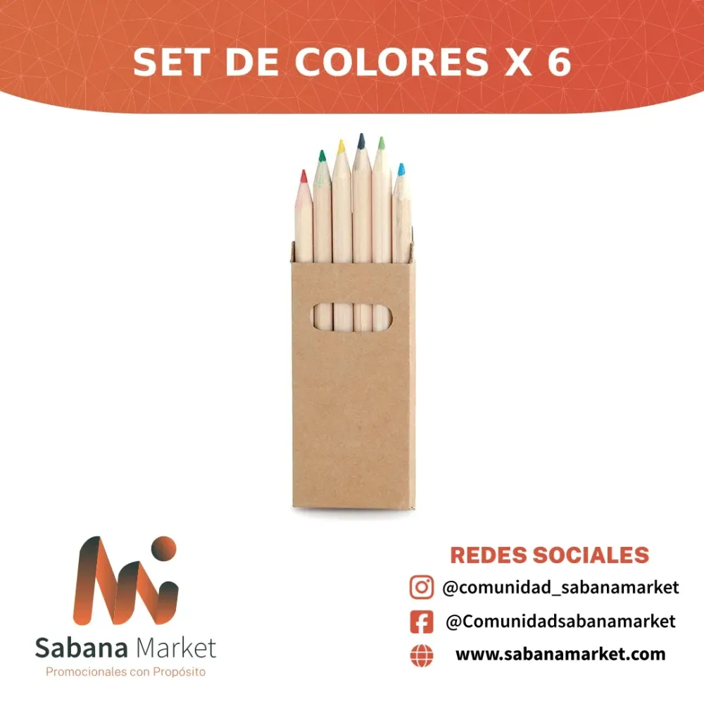 Set de Colores x 6