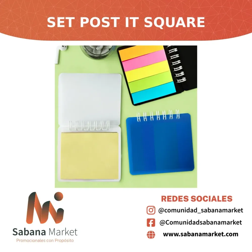 Set Post It Square