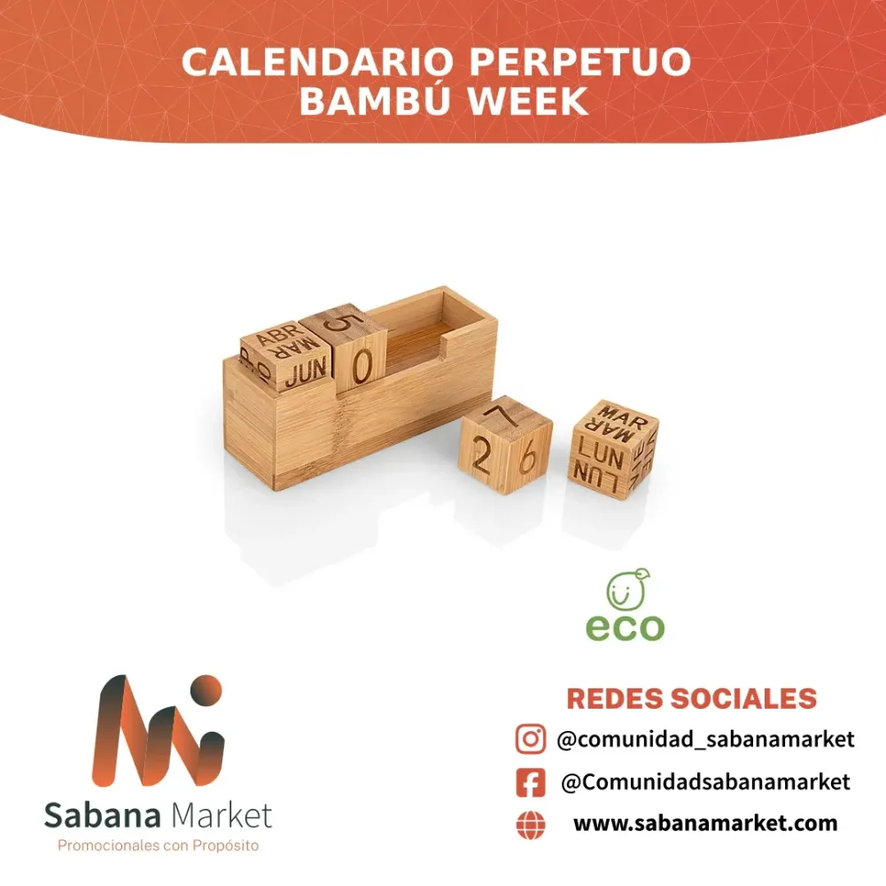 CALENDARIO PERPETUO BAMBÚ WEEK